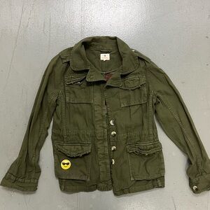 Sundry Green Buttoned Blazer